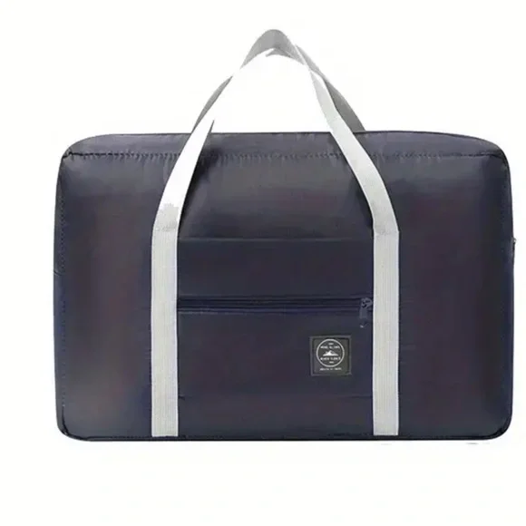 Travel bag - nylon zippered - Navy color remaining.  New in package. - Picture 2 of 7